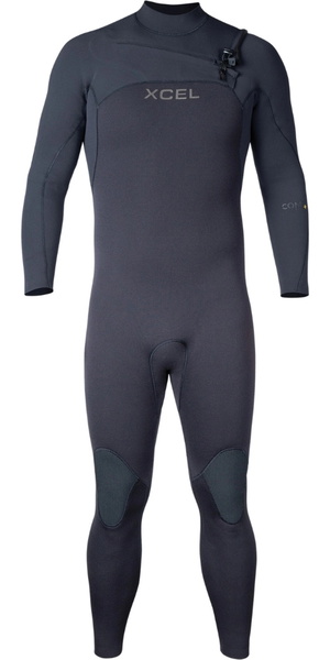 2026 XCEL Mens Comp + 3/2mm Chest Zip Wetsuit MN32CPC4 - Black
